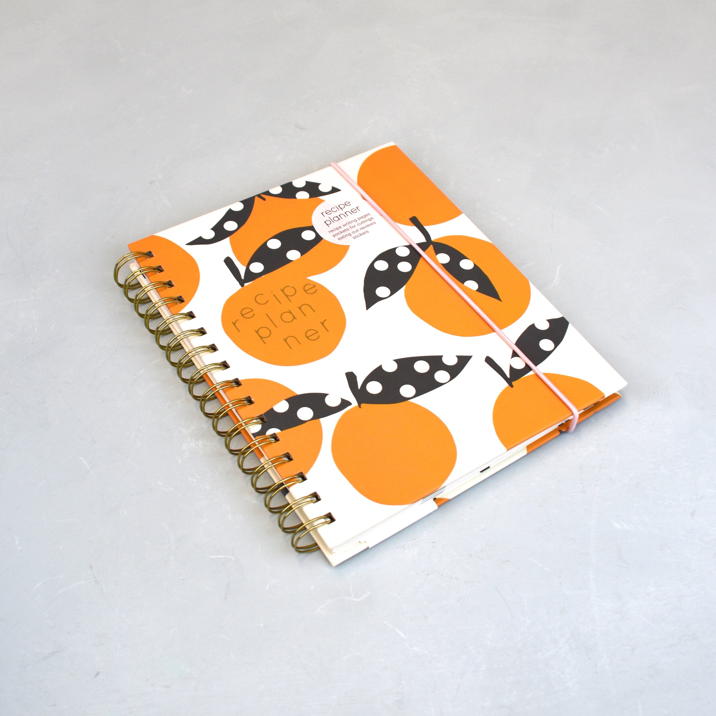 Oranges Food Journal/Recipe Planner, by Caroline Gardner