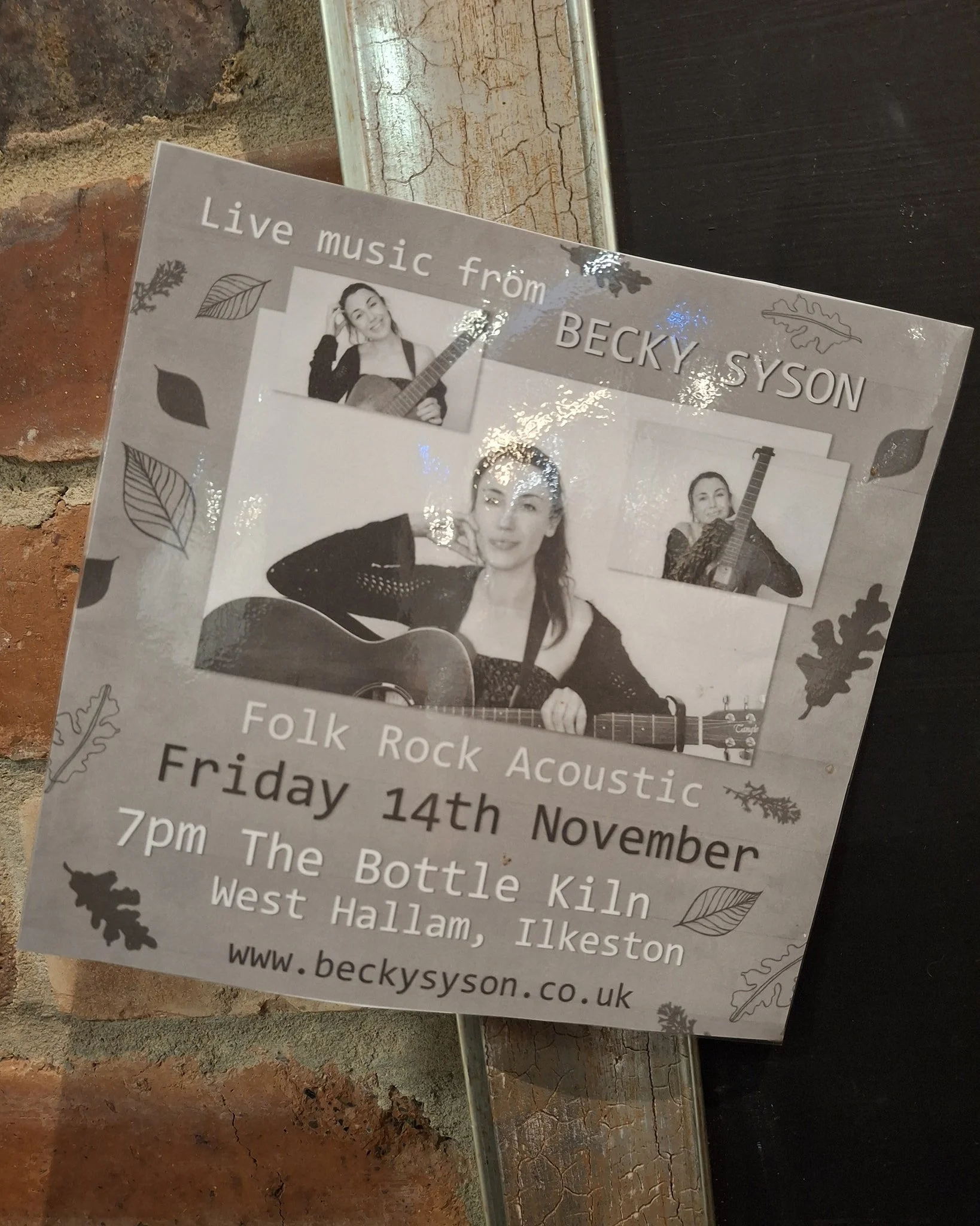 Our next Friday night of drinks and Live music is 14th November. 
We have the very talented Becky Syson returning to perform from 7pm.
Book a table now. 🎶