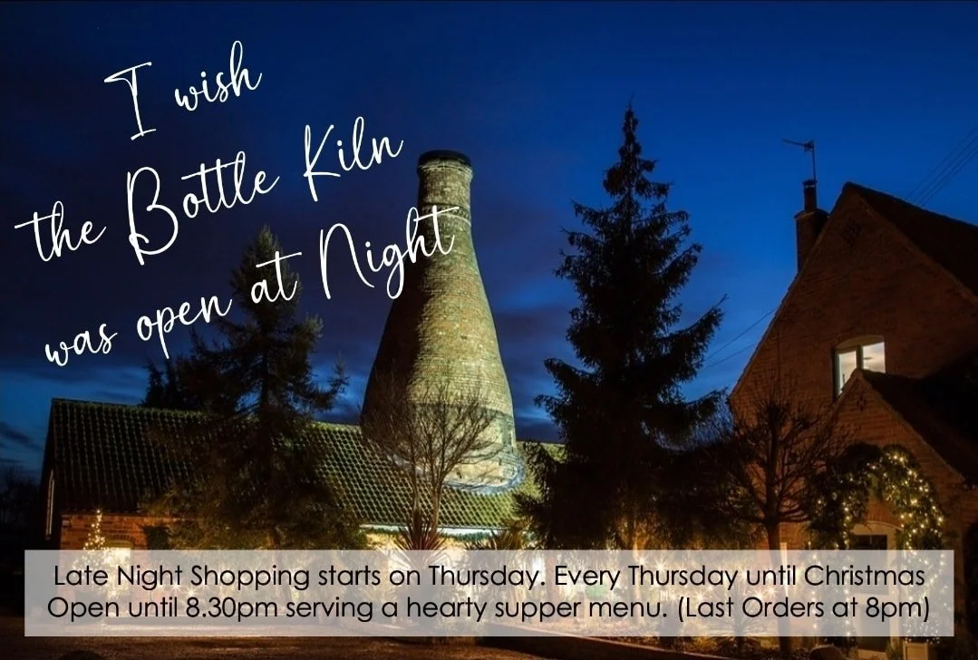 Our late night shopping starts on Thursday. We are serving food all the way through from 9am until 8pm. We hope to see you there.