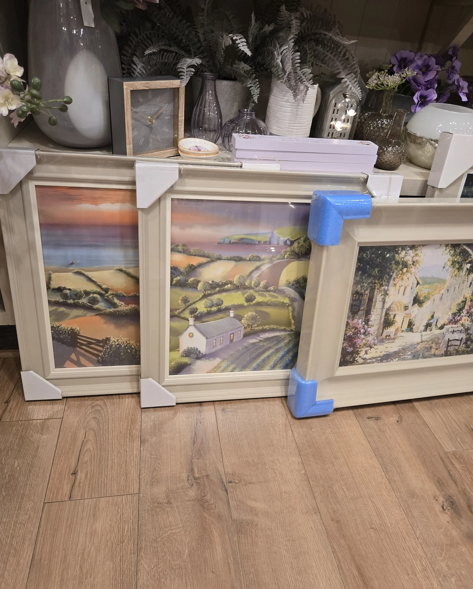 We have had a delivery of new art work. They will all be on show this morning. 🎨