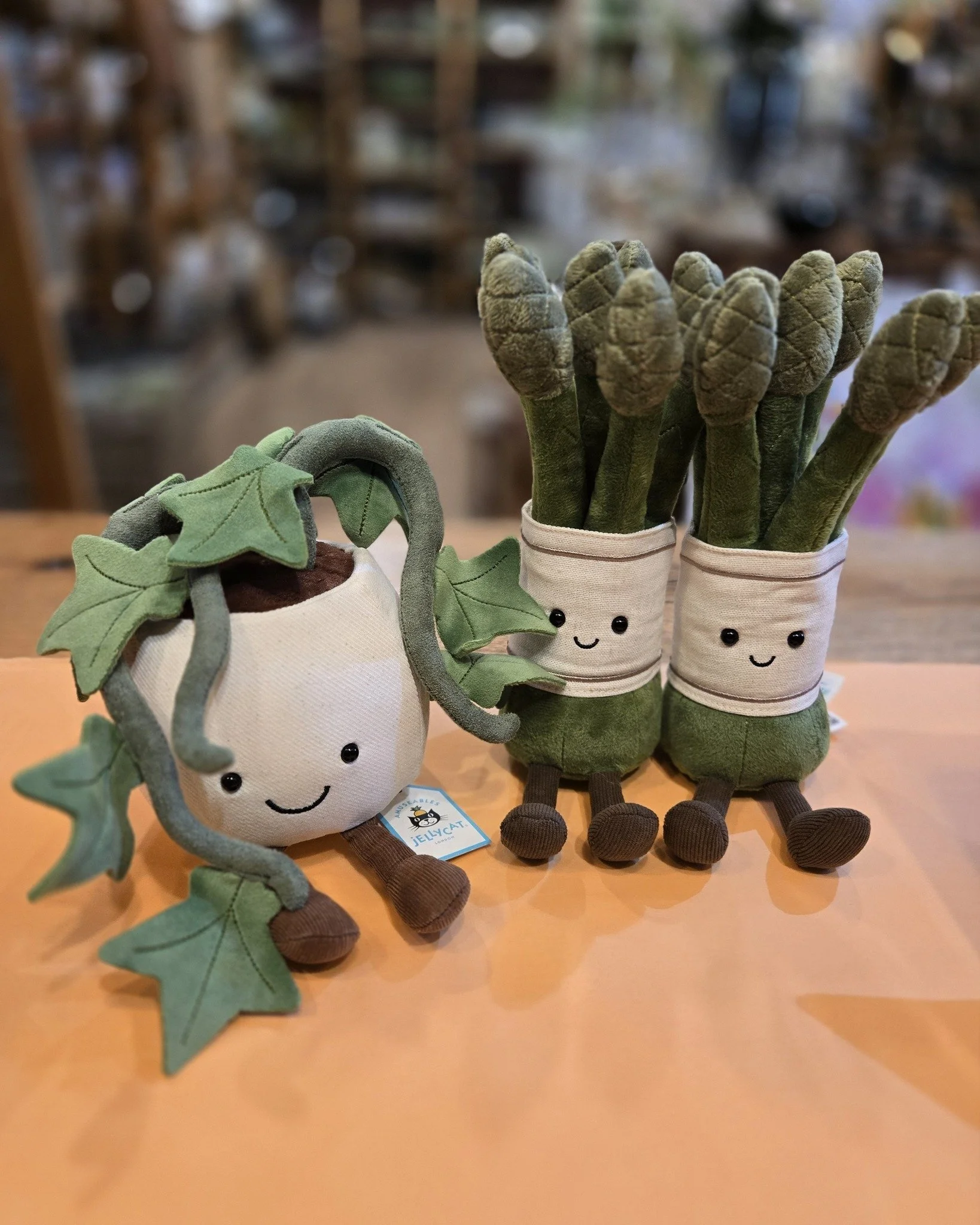 Jellycat Asparagus and Ivy just arrived. 
So cute