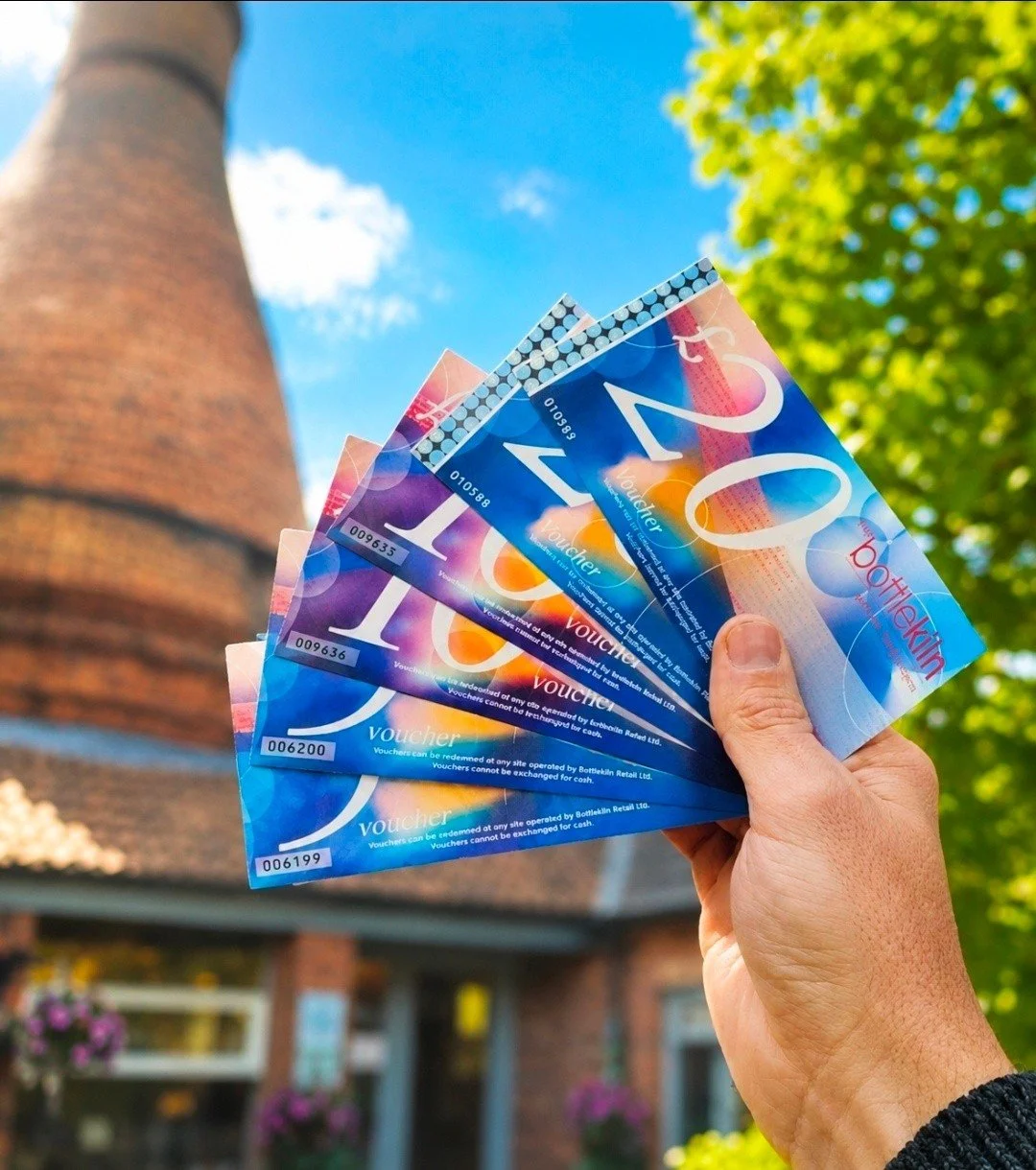 Bottle Kiln vouchers make a great gift