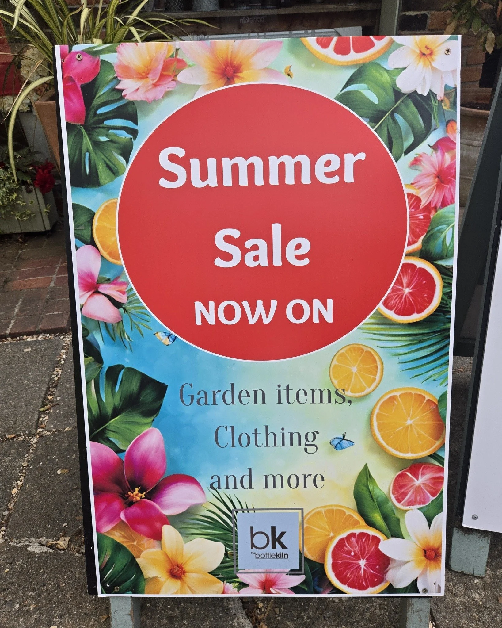 The last few garden bits and summer clothes have gone into the sale this morning. Pop and have a look. Up to 40% off