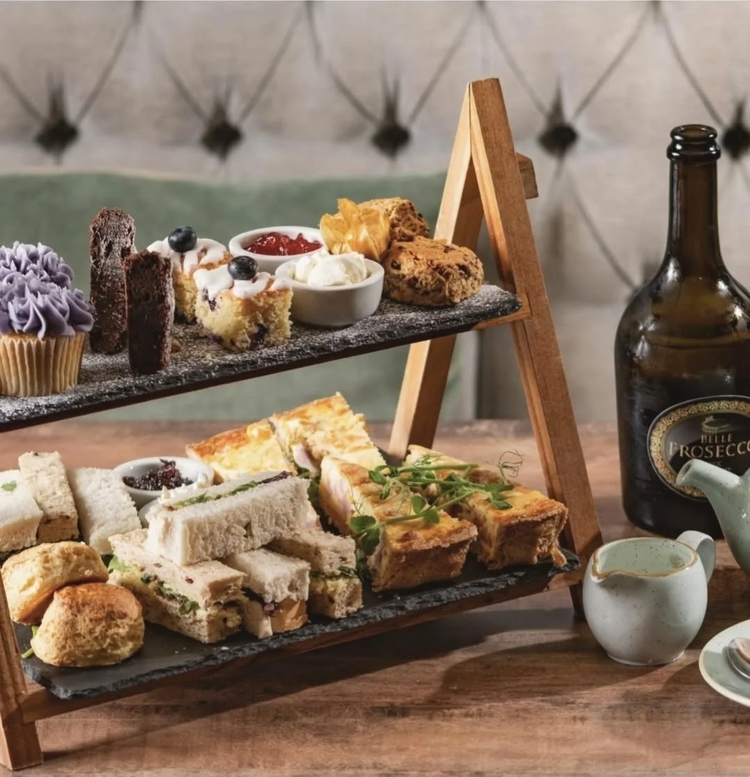 Treat someone special this Christmas 🎄✨

Our afternoon tea is a proper treat: dainty sandwiches, homemade quiche, scones with jam and cream, a stand full of cakes, and a glass of prosecco included 🥂

Stuck for a present? Bottle Kiln gift vouchers a