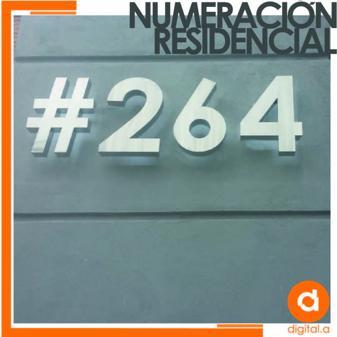 NUMEROS RESIDENCIALES