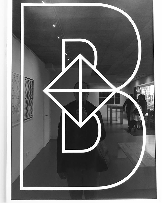 Moments before the #exhibition started!!! #bewatermyfriend #bwmf #b #letterb #typography #art #design #blackamdwhite #homedecor #inspiration #style #new #mine #rafaelbernardo #rafael #munich #poster #print #paper #ink