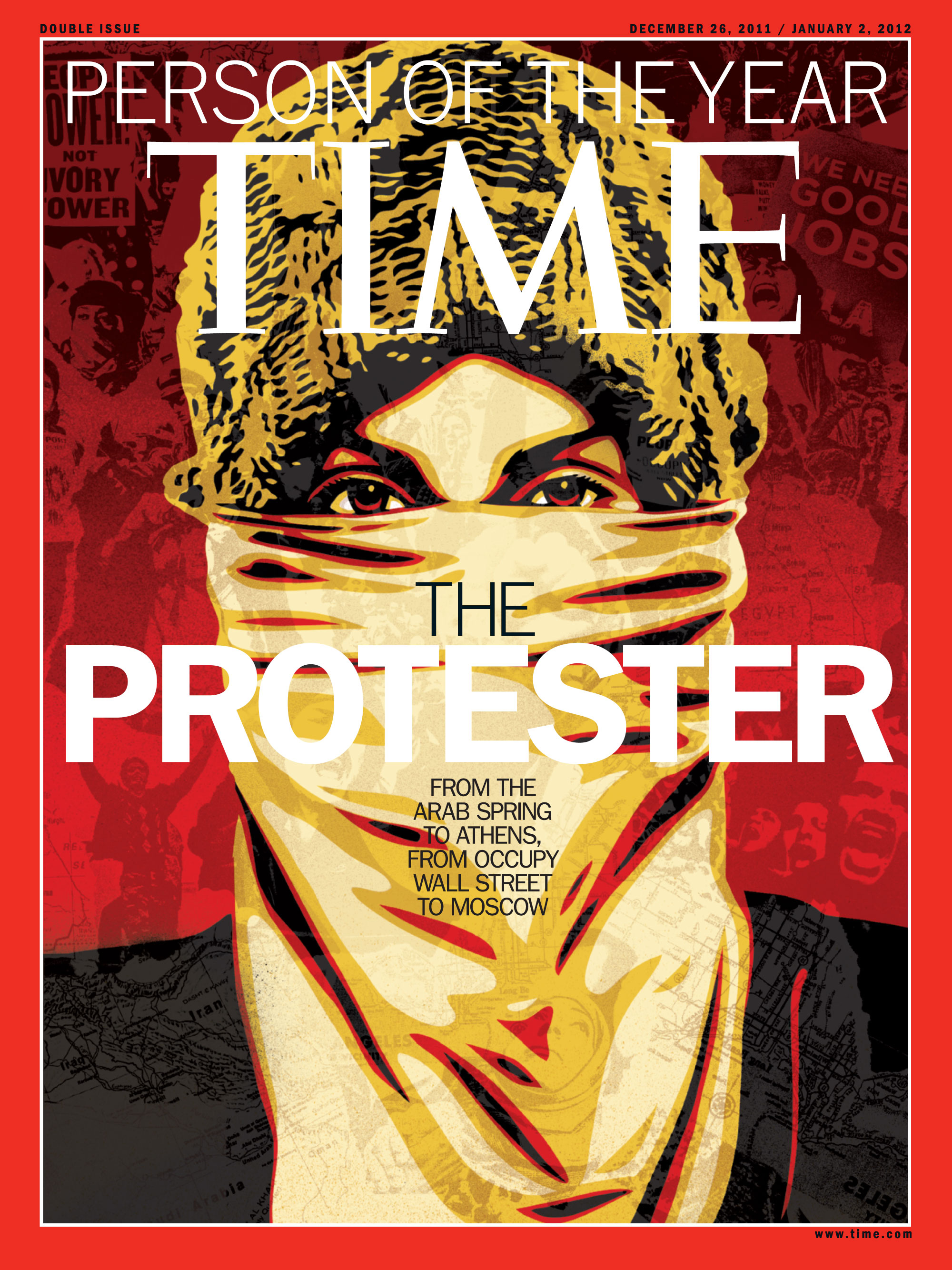  Illustration by Shepard Fairey for TIME 