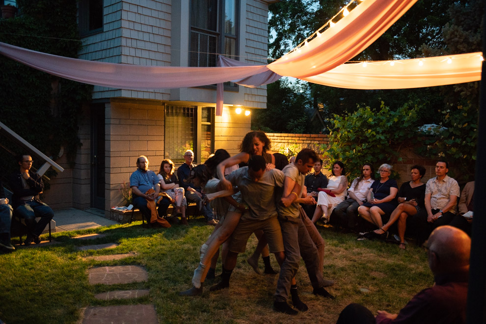 “The piece continually centers around exposure, release, contraction and the realization, the notion, that maybe, upon looking back, you were perfect; exactly what you were supposed to be.” (Stragand, Presenting Denver)