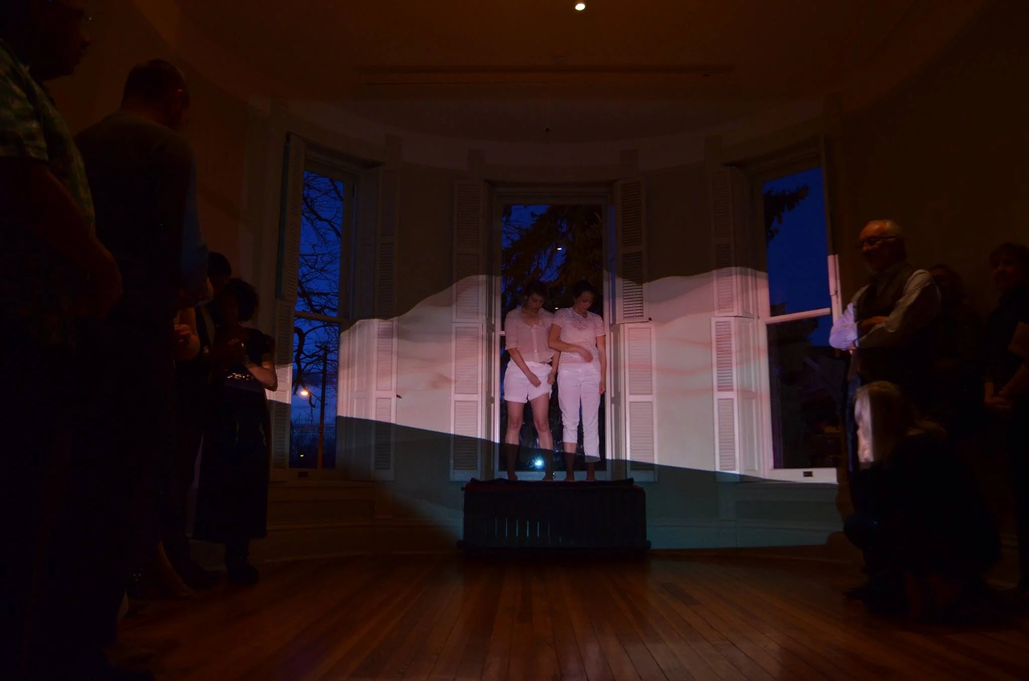 “Unlike watching a movie or a theatrical play, Nourishment’s show exposed everyone — cast and audience — to one another.” (Anderson, 303Magazine)