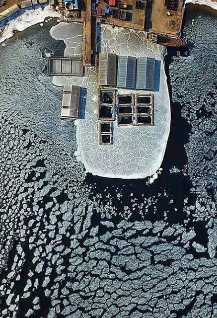 Whale Jail in Sredyaya Bay, Russia