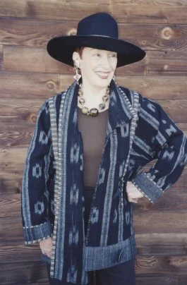 Ikat Jacket by Ann Bowker, front