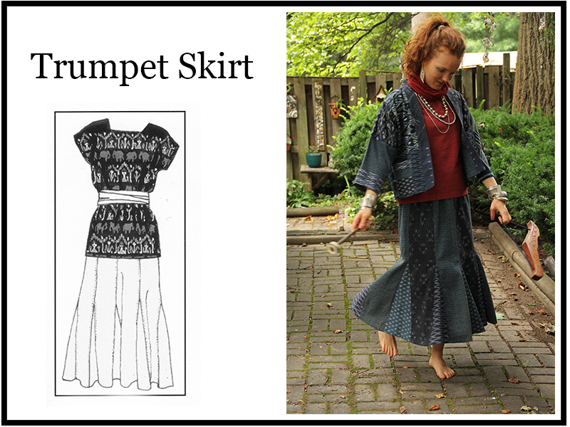 Ladies Flounce Skirt PDF Sewing Pattern - PATTERN EMPORIUM