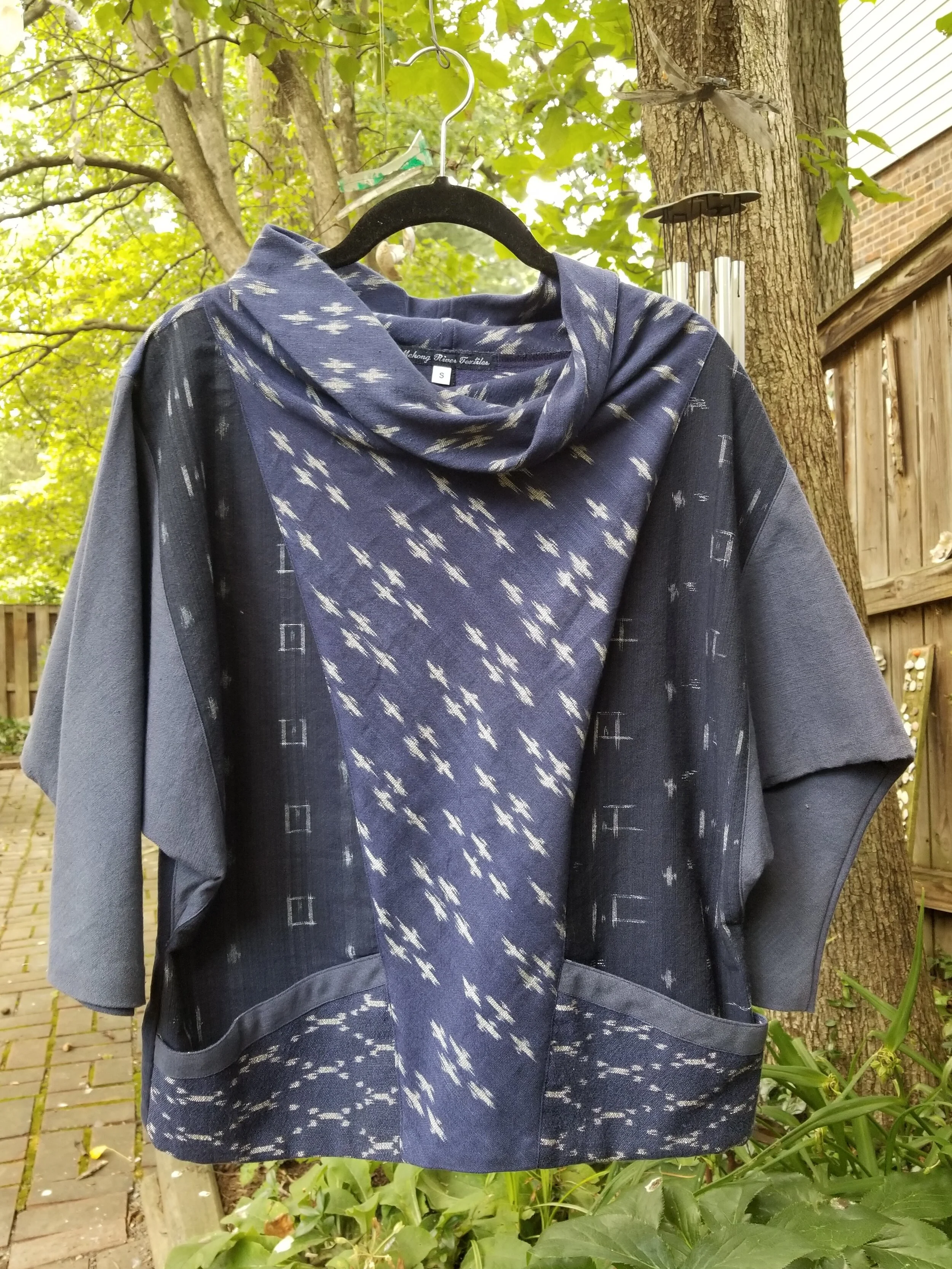 Indigo Moon Blossom Blouse