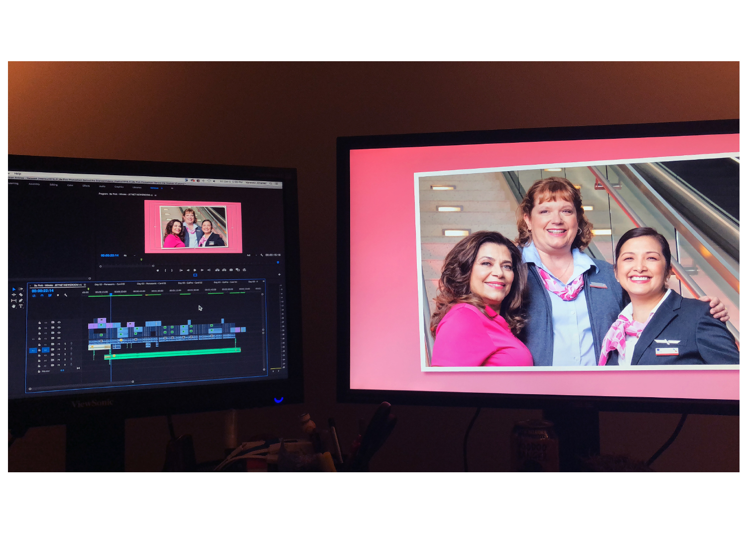 American Airlines Be Pink Shoot