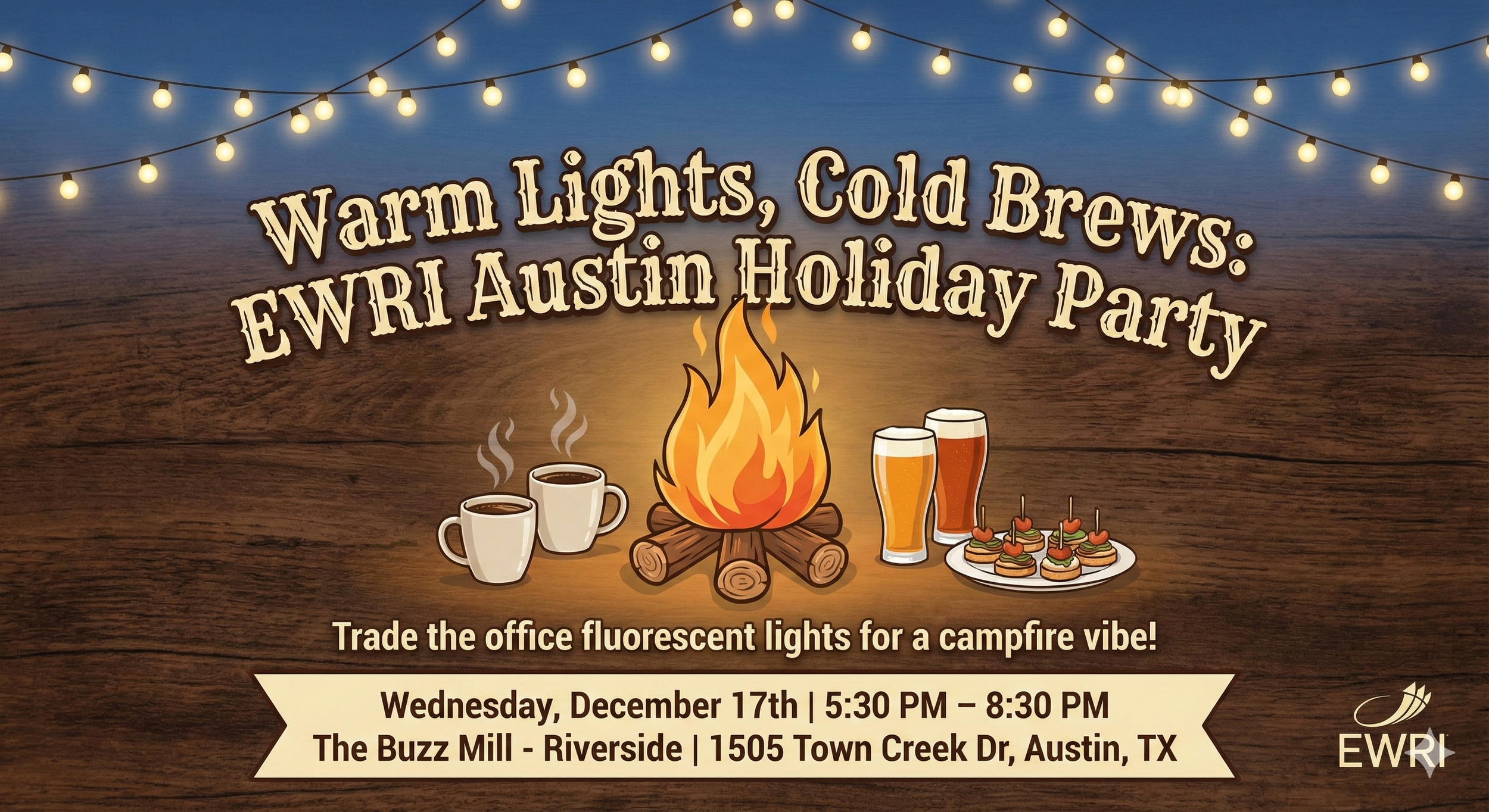 EWRI Austin Holiday Party: Warm Lights, Cold Brews