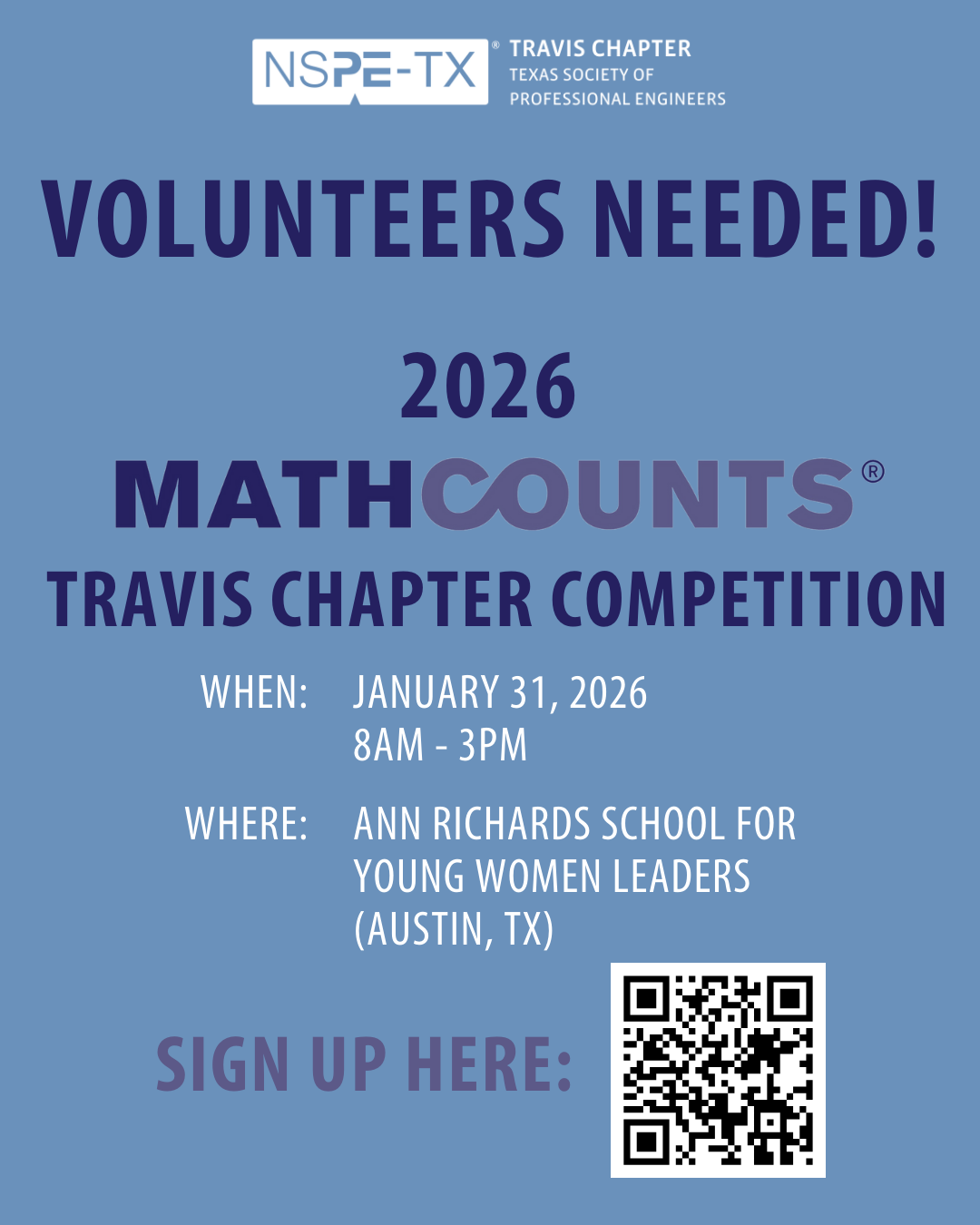 2026 MATHCOUNTS Travis Chapter Competition