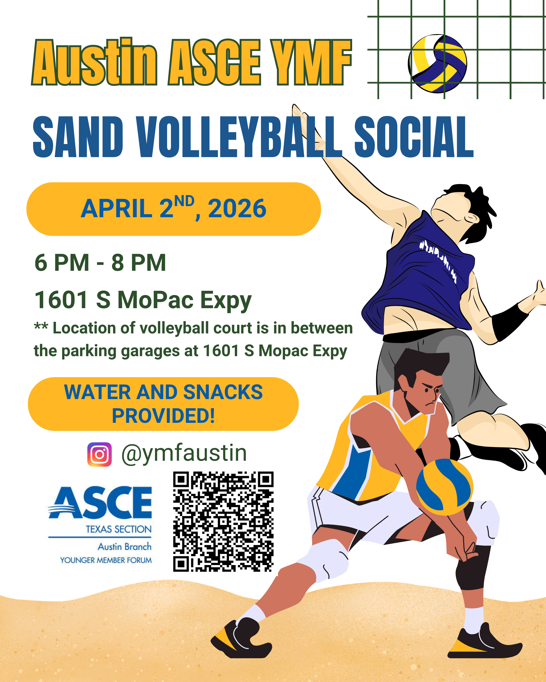Austin ASCE YMF Volleyball Social