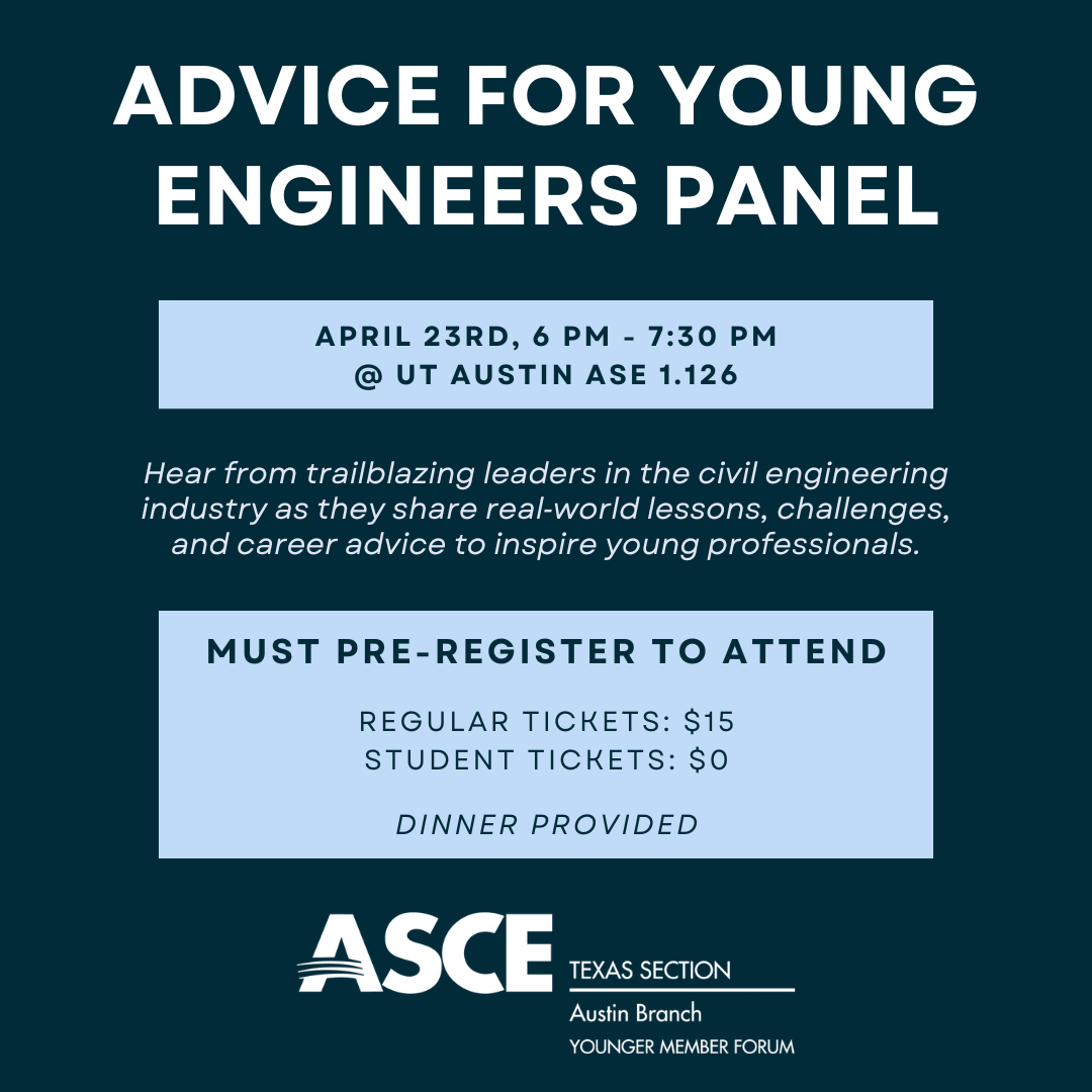 ASCE YMF Advice for Young Engineers Panel