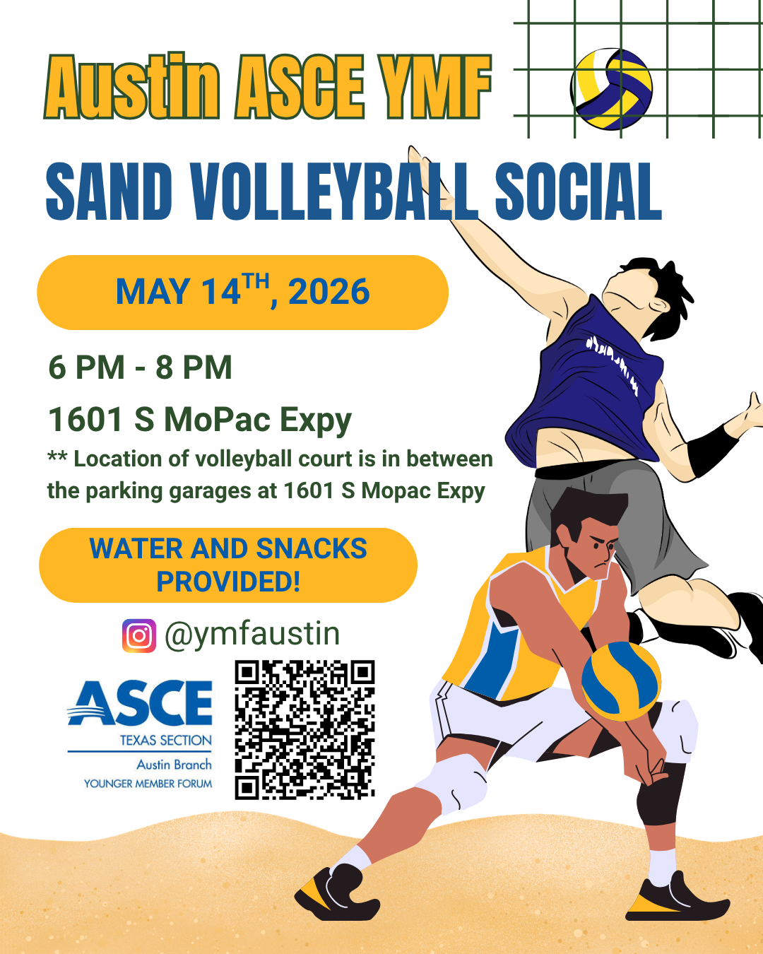 Austin ASCE YMF Volleyball Social