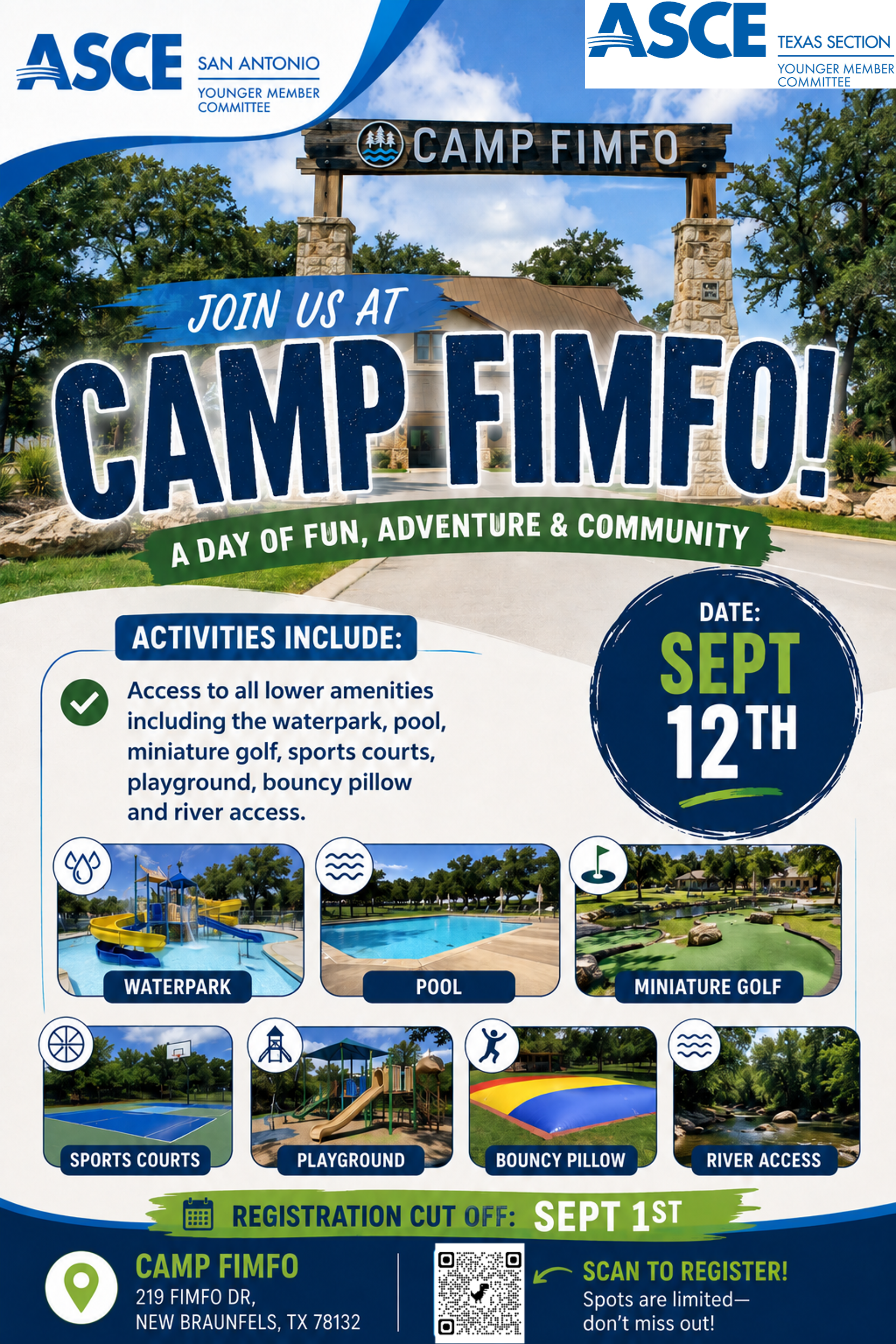 ASCE Young Members Camp Fimfo Event