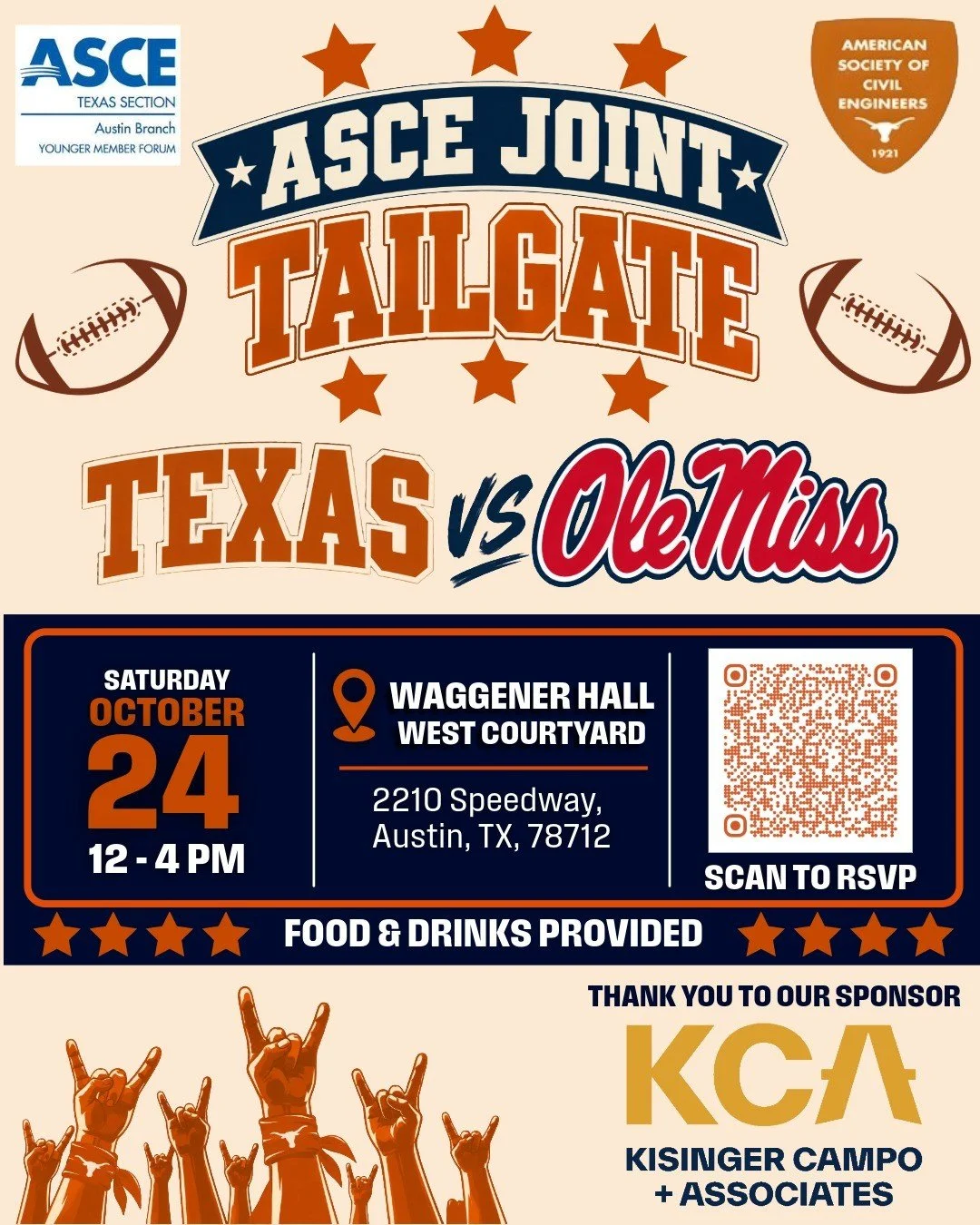 YMF &amp; UT Joint Tailgate - Texas vs. Ole Miss