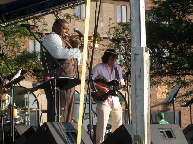 With Wycliffe Gordon, Gene Harris Jazz Festival, Benton Harbor, MI