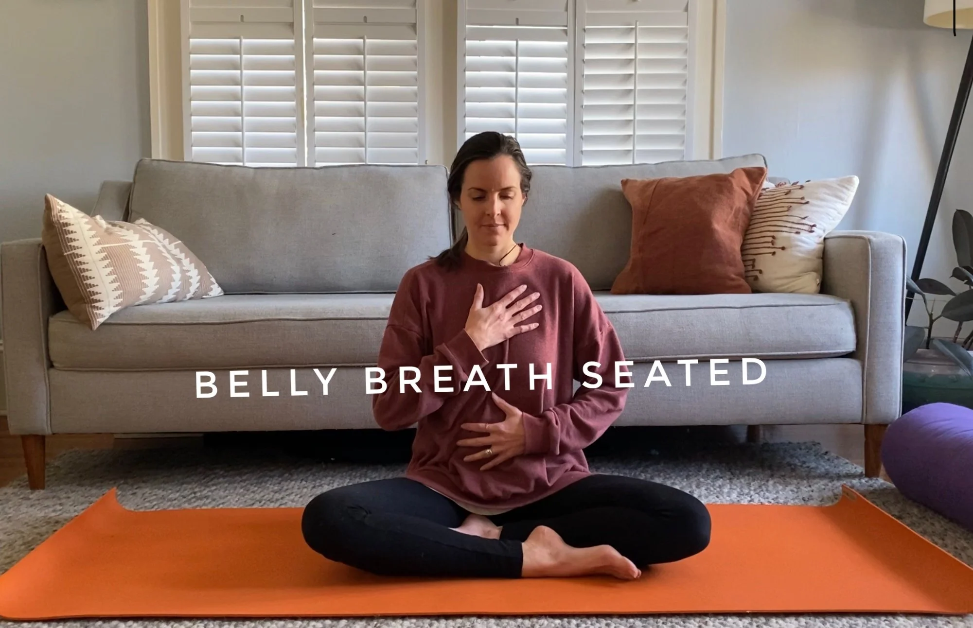 Belly Breath Seated: 5mins