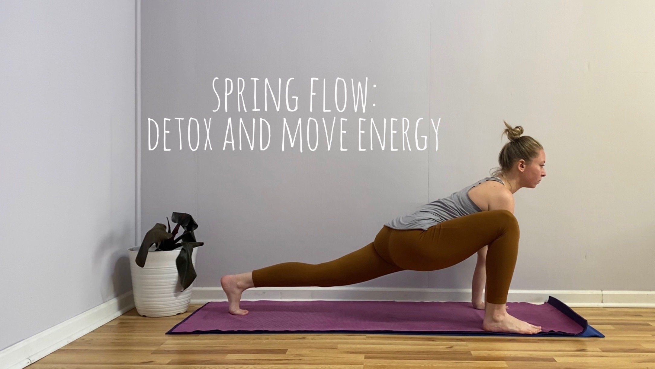 Spring Flow: detox and move energy: 43mins