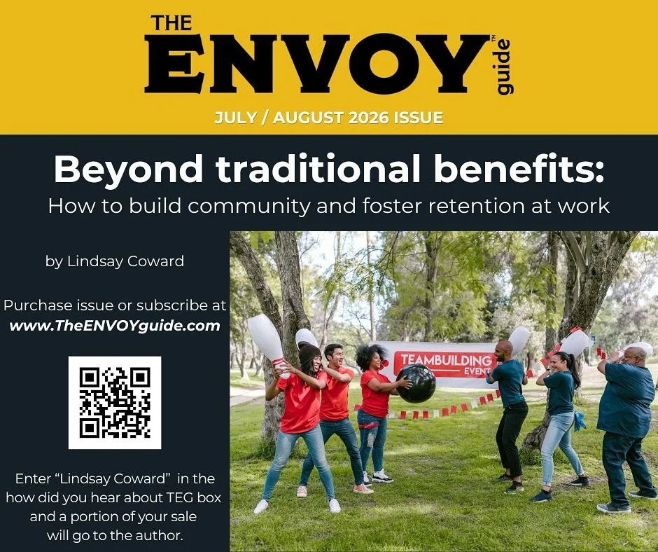 Did you know Lonliness at work is a considered an epidemic? 

Learn more about building community and fostering retention from our founder, Lindsay Coward in her recent article published in @theenvoyguide 

P.S. Our engaging workshops, seminars, and 