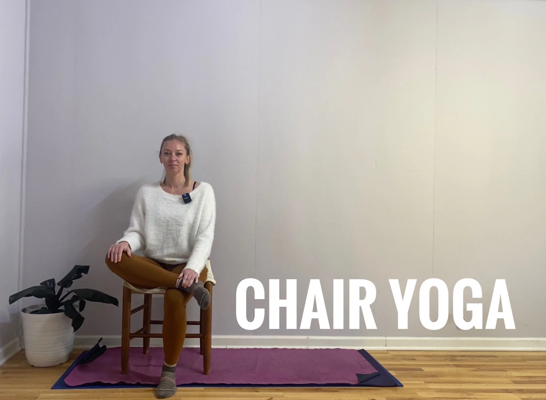 Chair Yoga (at the desk): 17mins