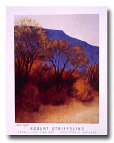 IN THE SHADOW OF THE MESA Image: 24.75 x 19.625, Paper: 30 x 24