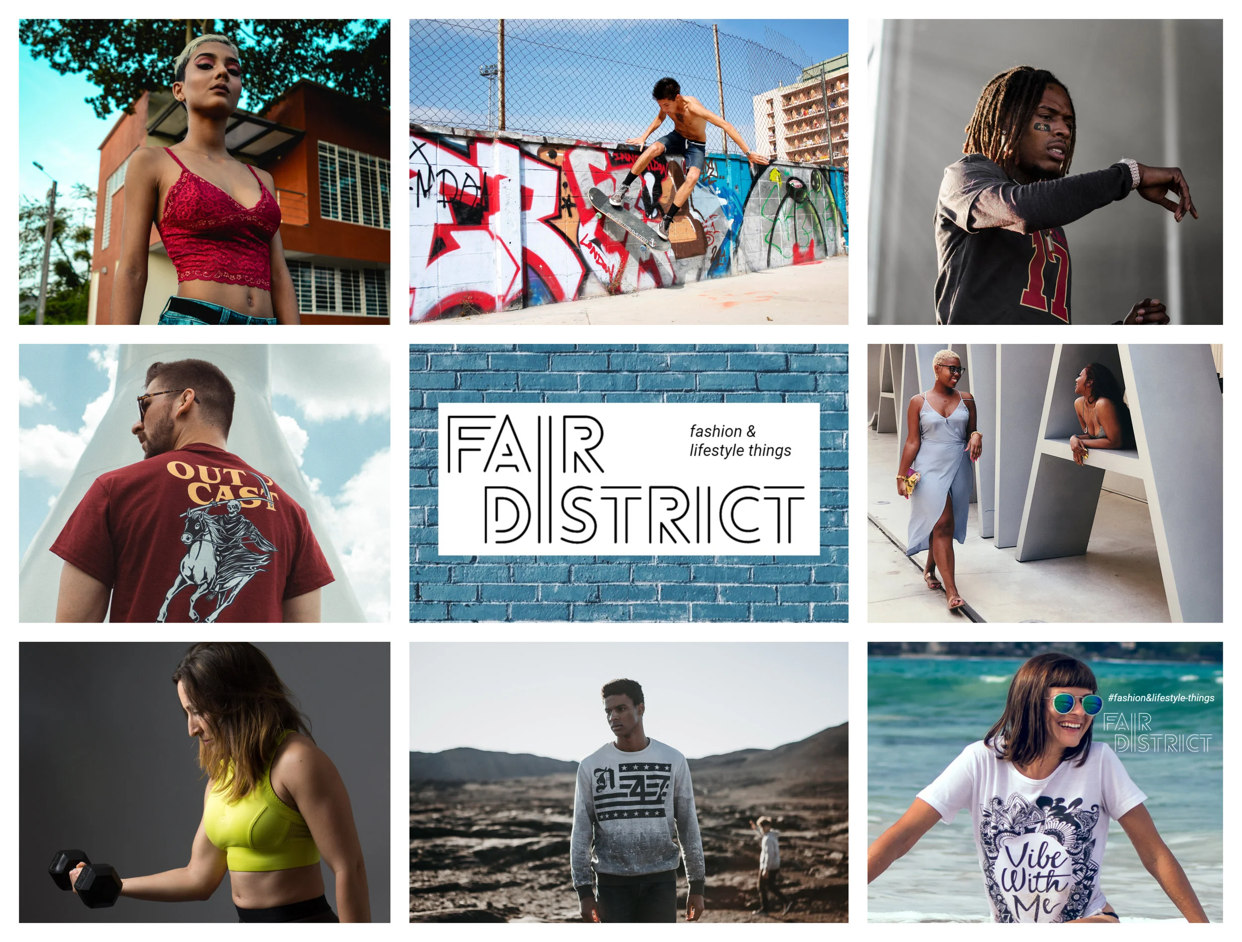 Our Story.... The idea of fairdistrict was born amongst a group of friends who are very passionate about life. Amongst them, you can count about two dozen active hobbies, from skydiving, to playing musical instruments (cello, piano, guitar, etc.), camping, globe trotting, fashion, etc. And, while spending time together on a beach in California, it dawned on them, that there were no dedicated places (websites, mobile apps, etc.) for people like them to trade with other passionate people - A place where they can exchange ideas and trade fashion & lifestyle items with people of similar preferences. And this is basically how FAIRDISTRICT was born... So, what is fairdistrict? Fairdistrict is a trading platform for fashion & lifestyle-items. It is a place where passionate people from all over the world can buy, sell, or exchange items & ideas that fit them. So, who are we? We are a group of passionate individuals whose sole mission in life is to help you live more passionately. We are fashionista’s, campers, travelers, photographers, dj’s, singers, rappers, producers, athletes, readers, socialites, beach bums, nerds, book worm’s, surfers, etc. We believe that happiness is based on what you spend your time doing and not on how much money you have or pointless possessions. We believe that people who are high on life are the happiest people in the world; and that is why we’ve decided to create fairdistrict to help achieve that mission - A place for people who want to live passionately and help make each other happy. So, long story short… Welcome to Fairdistrict!!! Fashion & lifestyle-items that fit you is almost here... Stay tuned - We are COMING SOON! Get 30% OFF on your first purchase if you SIGN UP today at www.fairdistrict.com Follow us on facebook, twitter, instagram, tumblr Let us know your thoughts on our facebook page Join the movement on our facebook community page Follow our blog on https://www.fairdistrict.com/blog