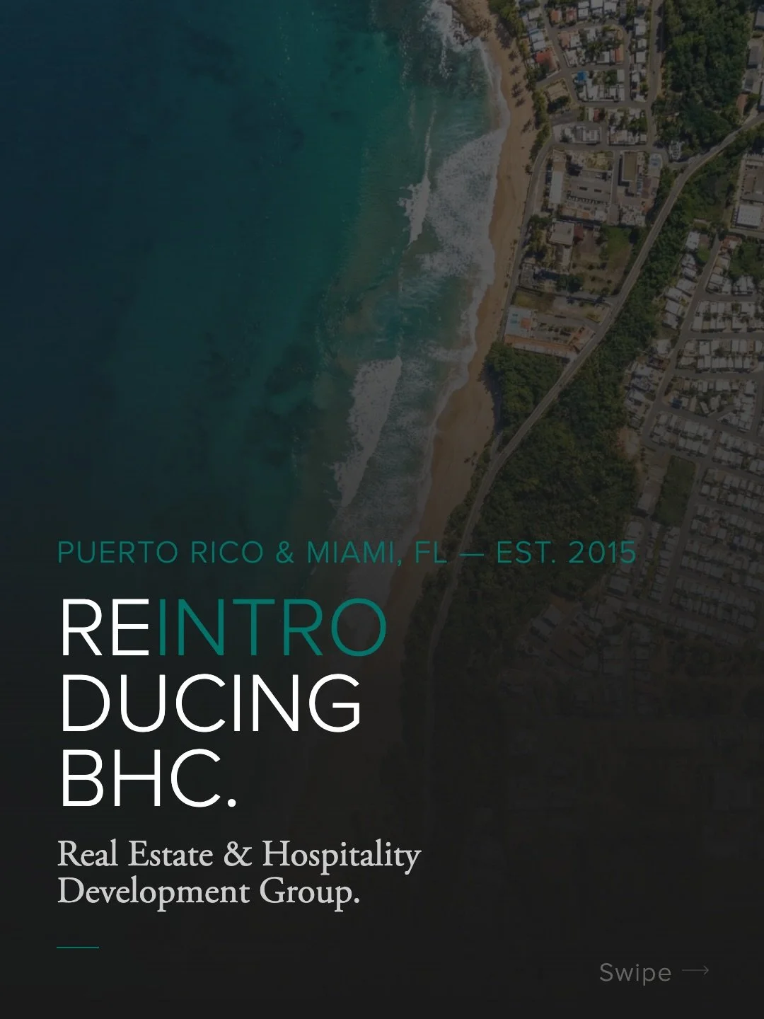 Reintroduciendo BHC.
Lo que comenz&oacute; en Puerto Rico en el 2015 con una visi&oacute;n clara de desarrollar espacios con prop&oacute;sito, hoy se ha convertido en una plataforma de desarrollo con presencia en Puerto Rico y Miami.

En el camino, h