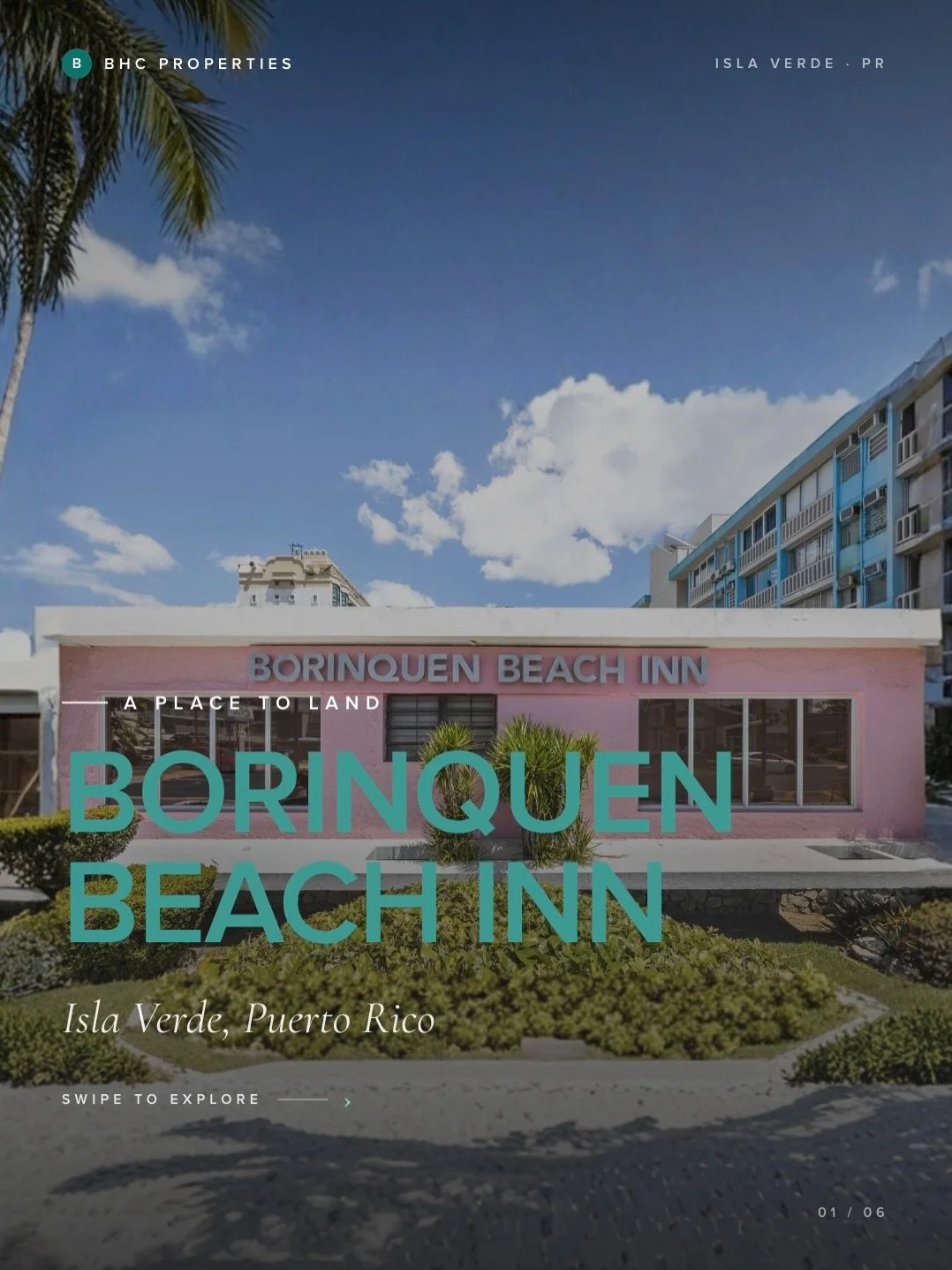 Your beach escape is closer than you think. 🌊
25 meters from the sand. Free parking. 24/7 security. Clean, comfortable rooms everything you need, nothing you don&rsquo;t.
Isla Verde, Puerto Rico is waiting.
📍 Borinquen Beach Inn