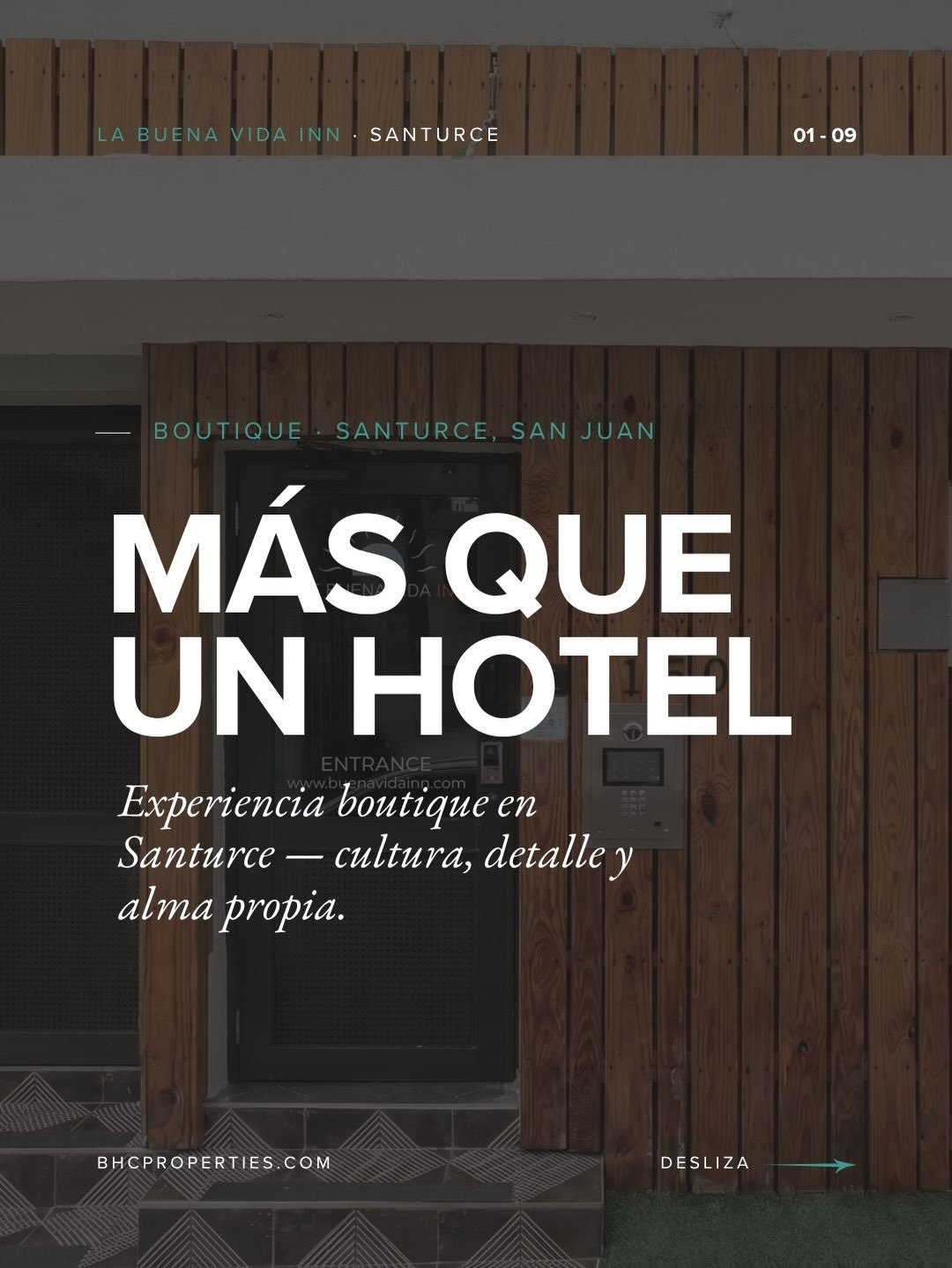 Hay hostales. Y hay lugares que te cambian el viaje. 🌴🍹

La Buena Vida Inn es un boutique hotel en el coraz&oacute;n de Santurce &mdash; donde cada rinc&oacute;n fue pensado con intenci&oacute;n, cada piso cuenta una historia y cada hu&eacute;sped 