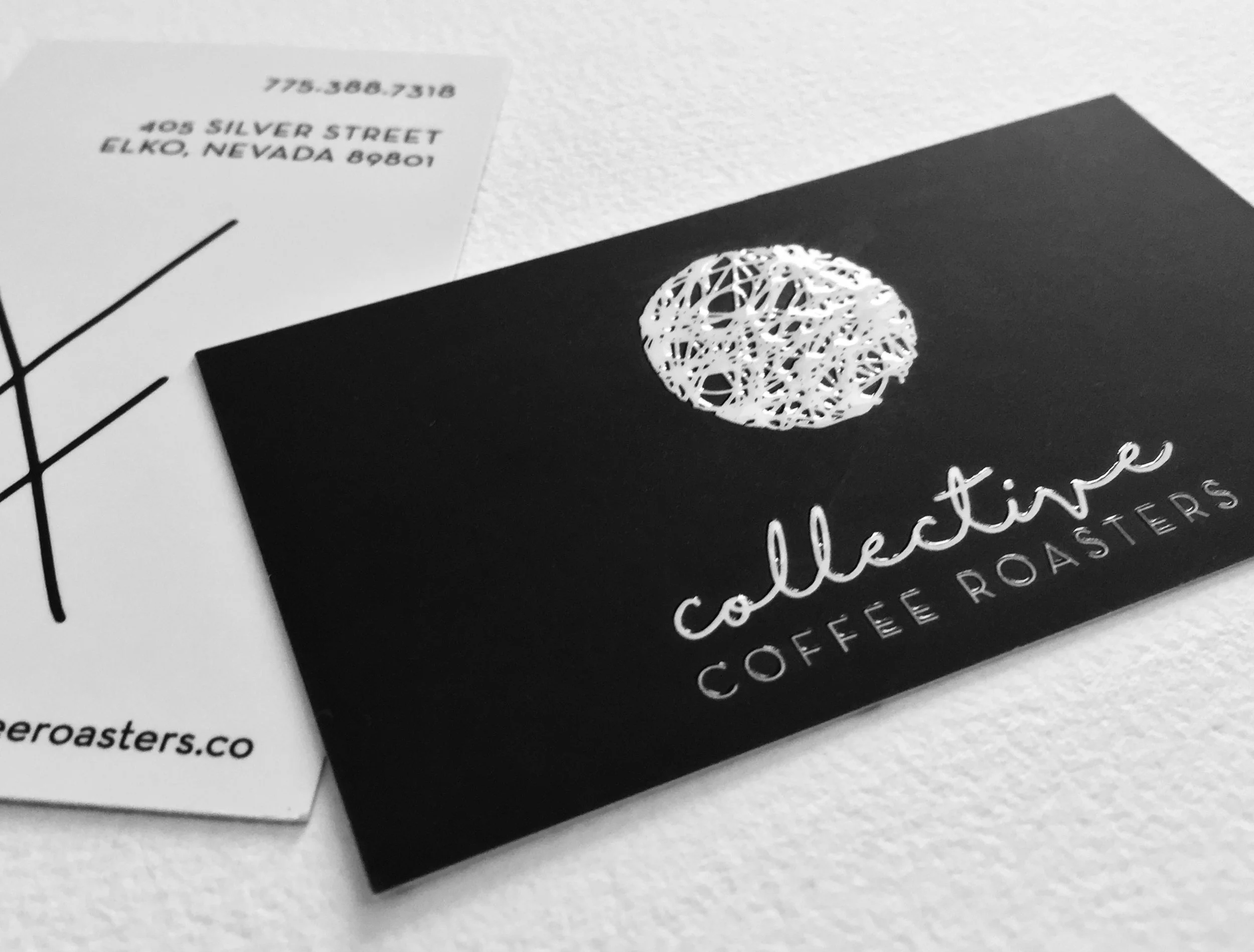 16pt Suede Card with Raised Spot UV