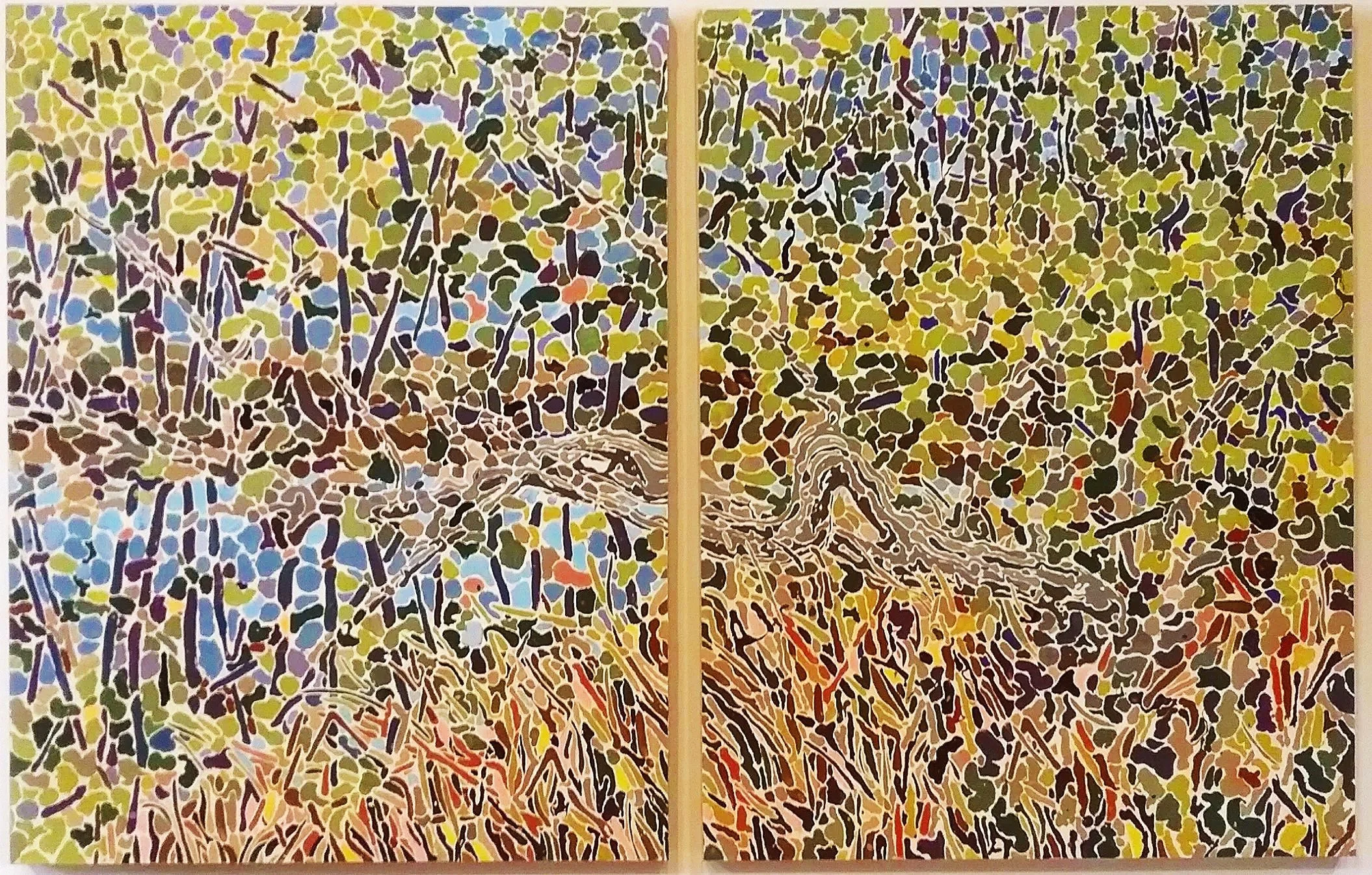 2. Diptych with Pond