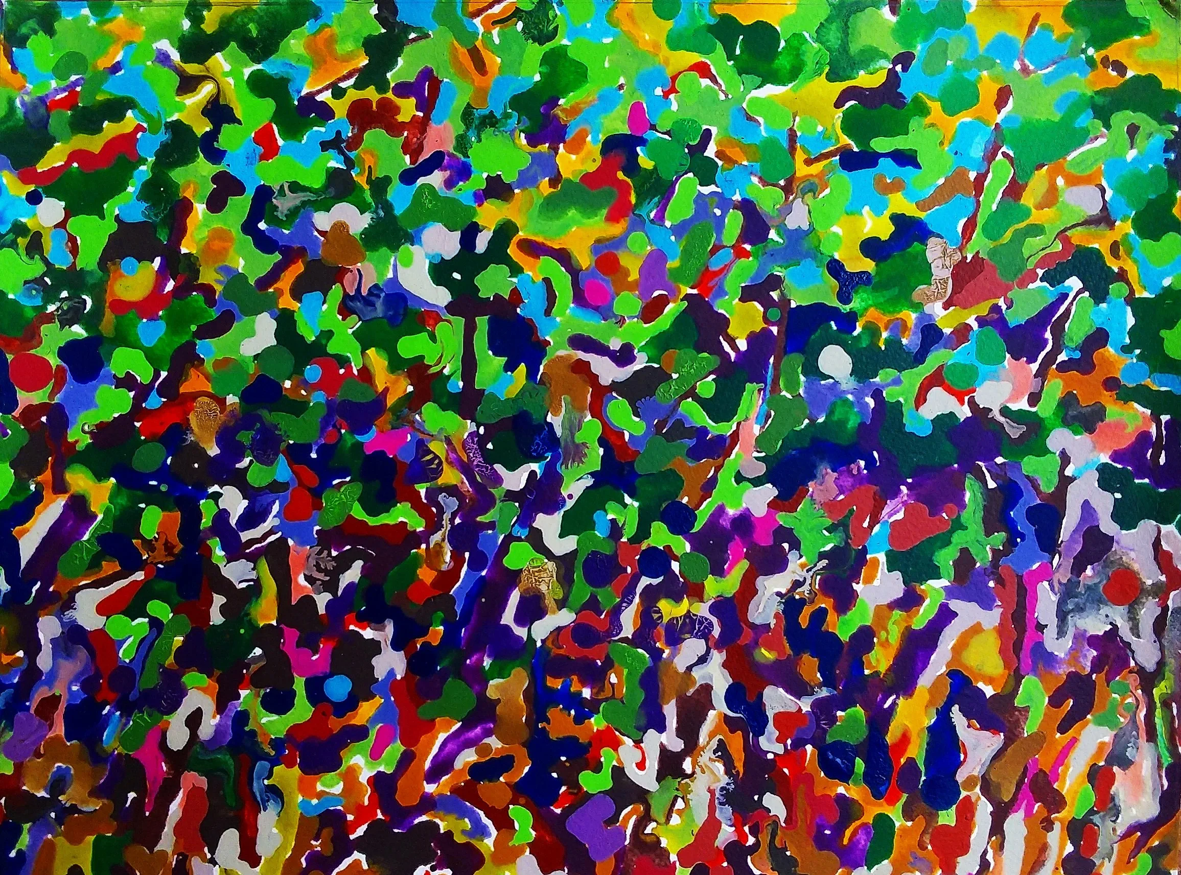   26. Nevis Tropics.   Image size. 11” x 8”. Painted 2016. watercolor. 