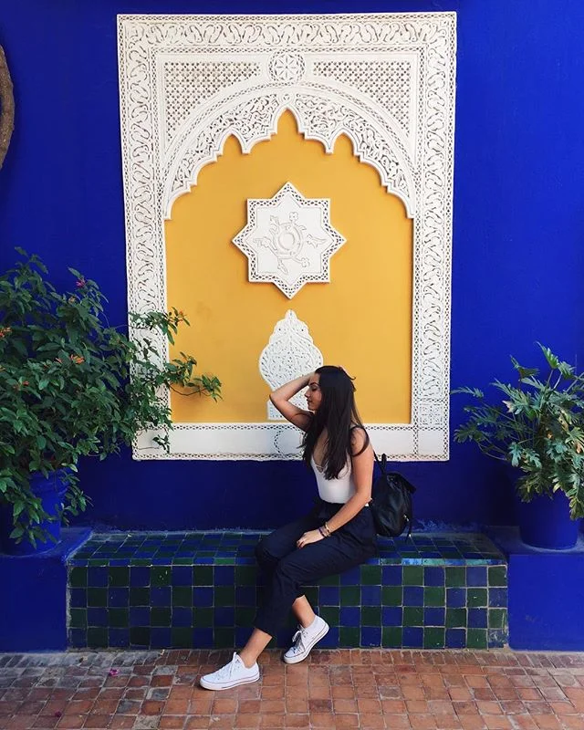 majorelle blue 💙 #marrakech #morocco #YSL ✨💫
