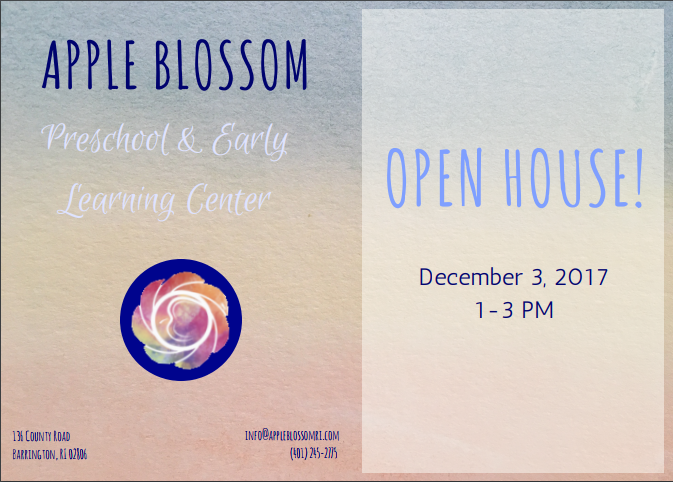 Apple Blossom Open House