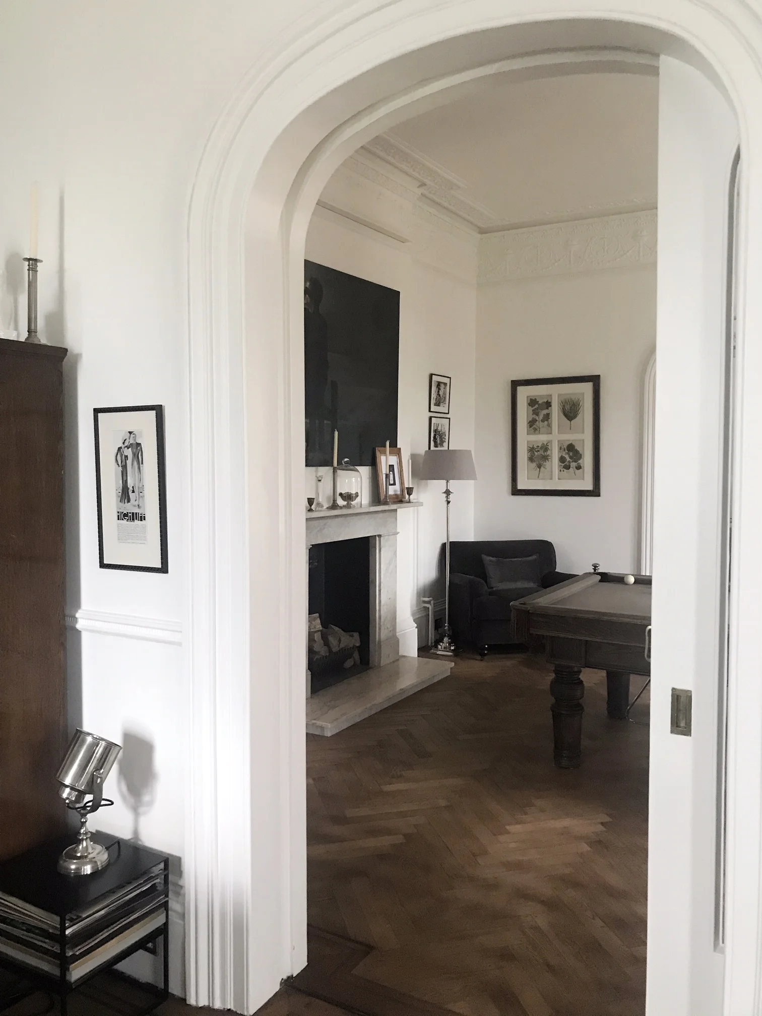 looking through from the sitting room to the games room.