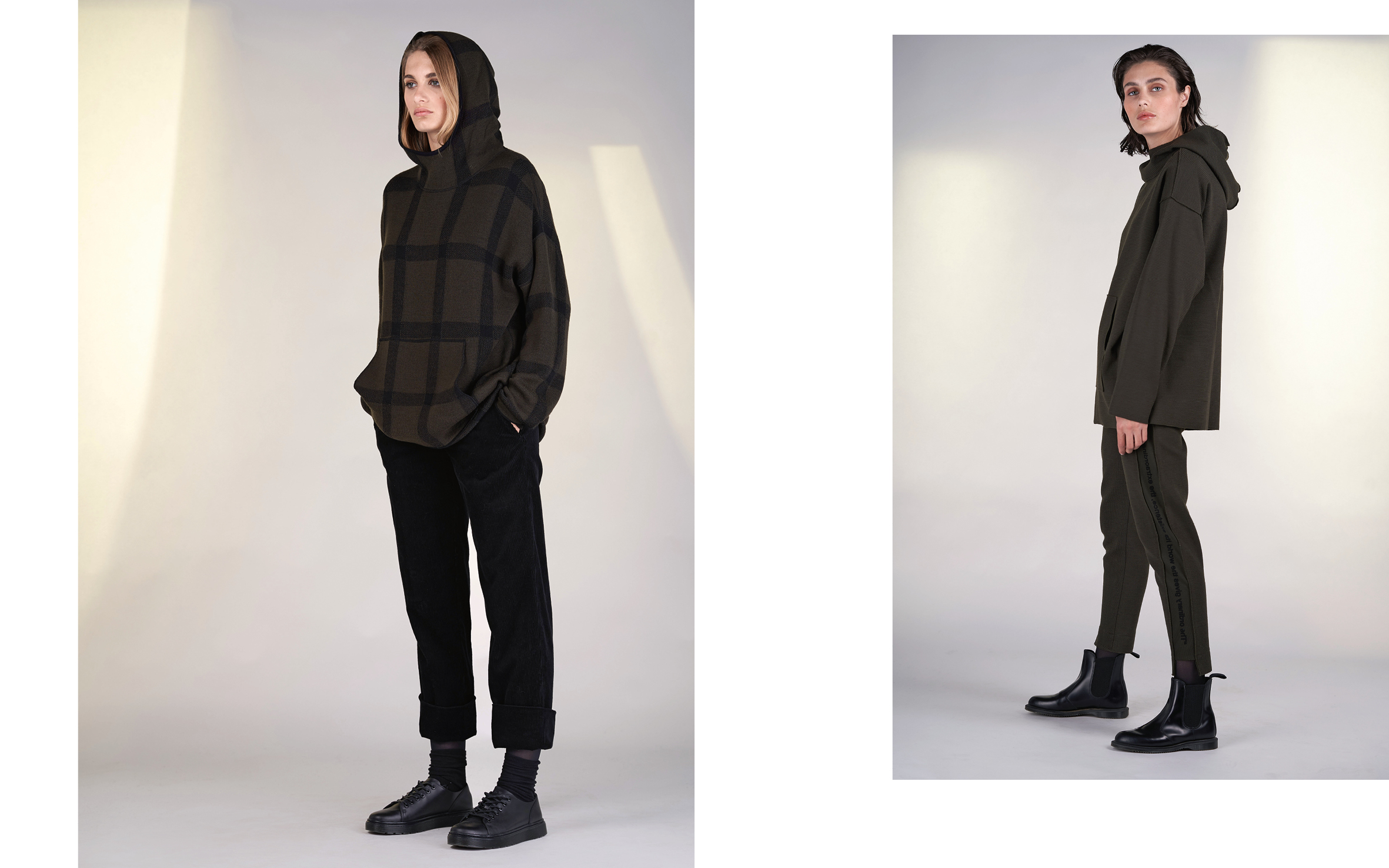 LEFT: jumper CENA 27500-03 | pants FERDI 27107-08 RIGHT: jumper KANT 27135-03 | pants KAT 27135-03