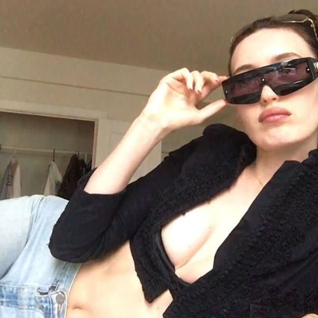 Working really hard on my Bella Hadid impression