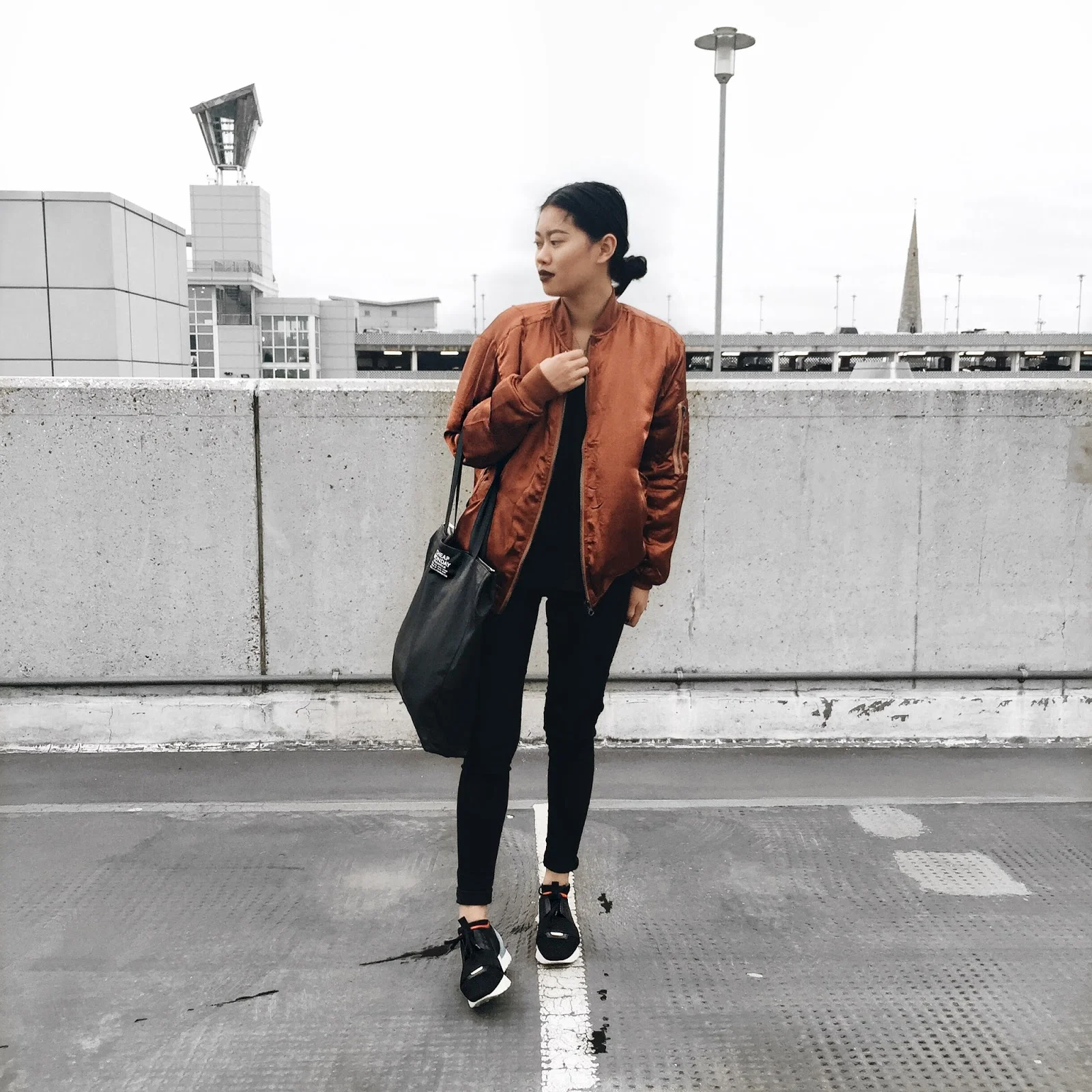 Metallic burnt orange