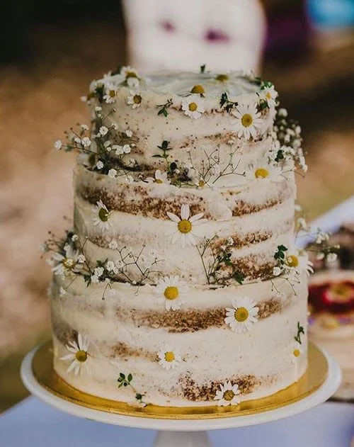 Planning a rustic wedding_ These adorable rustic wedding cakes would be perfect for a garden, barn, or even beachside wedding_.jpeg