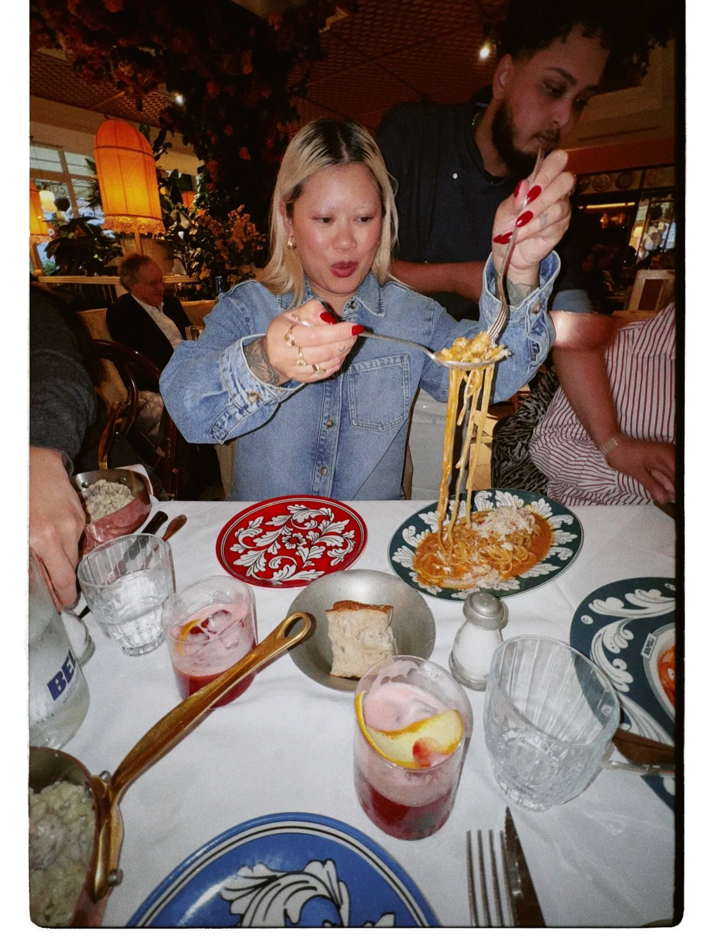 Lots of carbs, laughter and booze 🥃 🎂😂