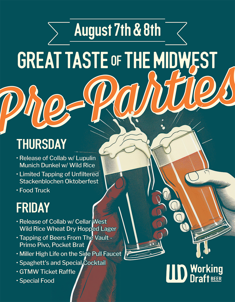 Pre-Pre-Great Taste of the Midwest Party - Thursday Edition