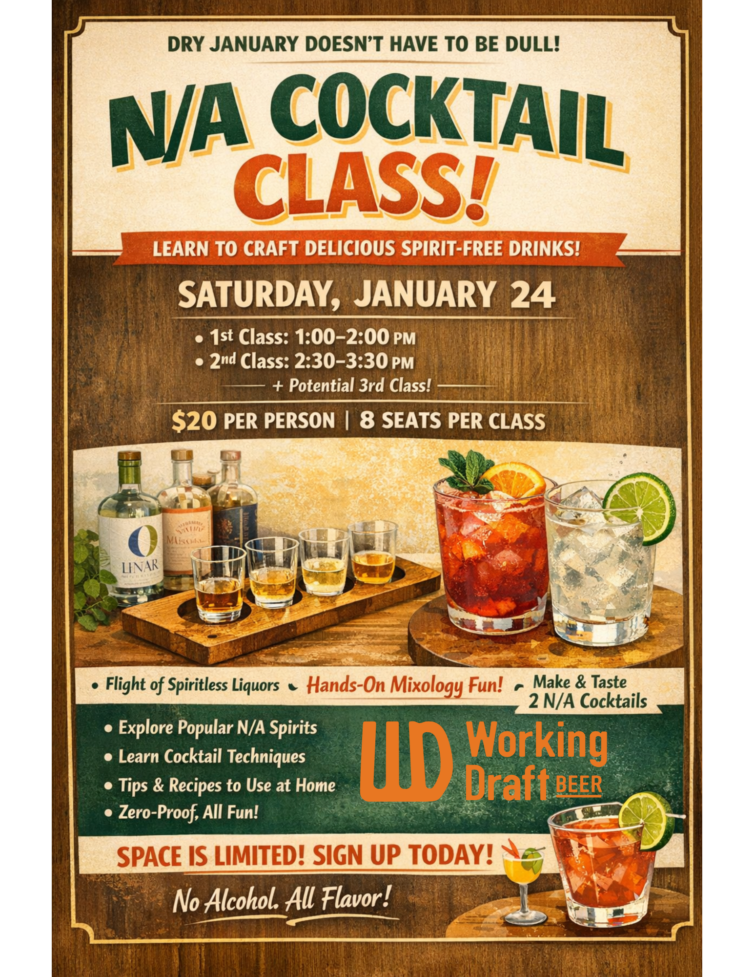 Magic Mitch's Mocktail Class &amp; Dry January Celebration