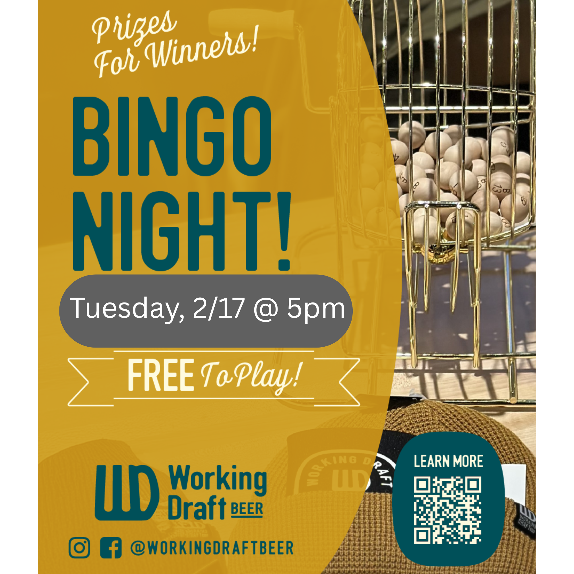 Happy Hour Bingo at Five