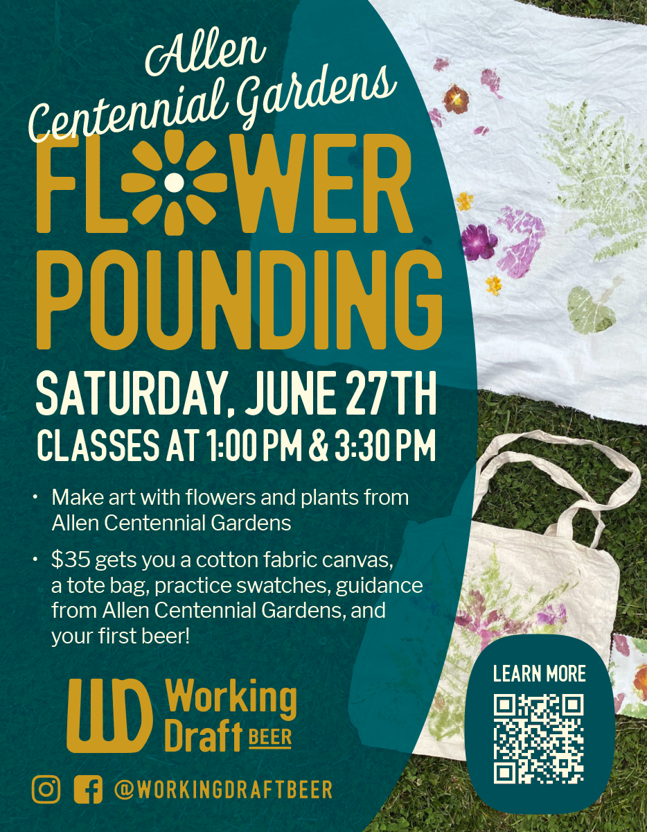 Flower Pounding Workshop w/ Allen Centennial Gardens